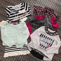 女児長袖110〜120まとめ売り5点