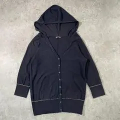 【美品】Eddie Bauer エディーバウアー フード付きカーディガン PS