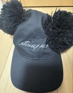 東京ディズニーリゾート ミッキーマウス ポンポン 耳付き ファンキャップ 帽子