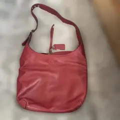 ✨ オールドコーチ COACH ショルダーバッグ　レザー　赤
