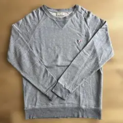 【美品】MAISON KITSUNÉ トリコロールフォックス スウェット グレーのサムネイル