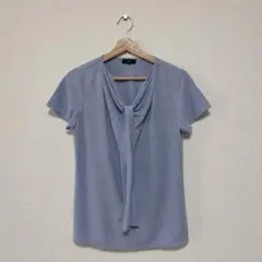 COMME CA ISM 半袖 カットソー ブルー