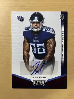 TITANS PROBOWL JEFFREY SIMMONS RC AUTO