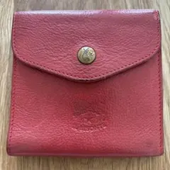 IL BISONTE 二つ折り財布 レッドのサムネイル