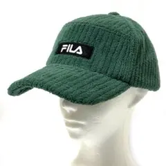 フィラ ゴルフ 帽子 FILA GOLF パイル地 キャップ グリーン 緑色のサムネイル
