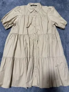【美品】ZARA M チュニック ワンピース ミニ丈ワンピース レディース