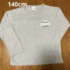 生地シッカリタイプ/CONVERSE ロンT 長袖 140cm グレー