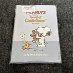 サンスター文具 スヌーピー 手帳 2026年 月間 B6 テディベア