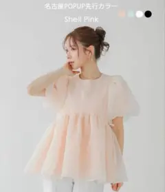 yama様❤︎専用　fitmoreクリンクルシアーオーガンジーペプラムトップス