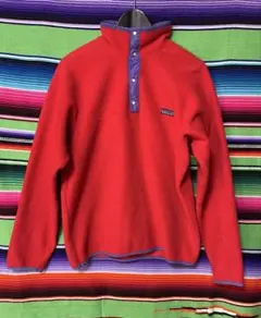 【つるまる。様専用】80s PATAGONIA USA製 SNAPT L 赤