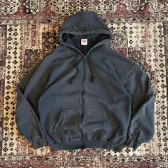 Hanes 90s Vintage Full Zip Hoodie Fadedのサムネイル