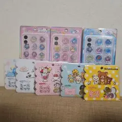 おはじきシール まとめ売り あわわちゃん ハッピーマーチ もちもちぱんだ