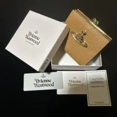 ヴィヴィアン　ミニ財布　キャメル