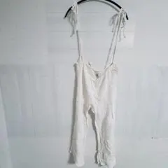 TIA ホワイト ストラップオールインワン【サイズ表記なし】