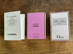 CHANEL メークアップベースとパルファム DIOR パルファム　サンプル