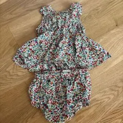 ベビー 花柄 セットアップ 70cm