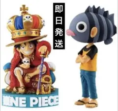ONE PIECE BASE SHOP ワーコレ　尾田栄一郎　ルフィ　2点セット