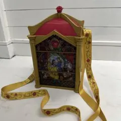 ディズニー ポップコーン バケット 美女と野獣 ステンドグラスデザイン