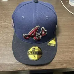 アトランタ・ブレーブス 59FIFTY キャップ 7 3/8 ネイビー