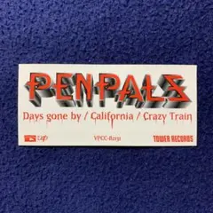 【新品】PENPALS Days gone by ステッカー タワーレコード特典