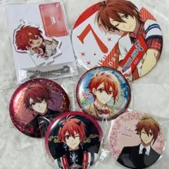 アイナナ 七瀬陸 缶バッジ アクスタ オプナナ マリマリ spoon 8周年