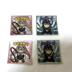 鬼滅の刃マンチョコ　無限城編　甘露寺蜜璃　時透ビックリマンチョコ　4枚セット