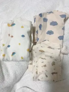 ロンパース　カバーオール　3点セット 50〜60