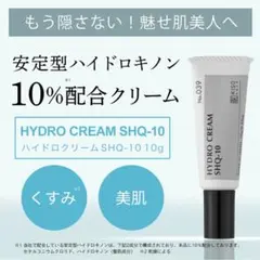 安定型 ハイドロキノン 10％配合 ハイドロ クリーム SHQ-10 10gのサムネイル