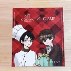 GODIVA × CLAMP コラボ ステッカー　小狼　四月一日