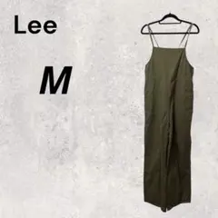Lee 緑 グリーン M オーバーオール 薄手 アウトドア オールシーズン 定番