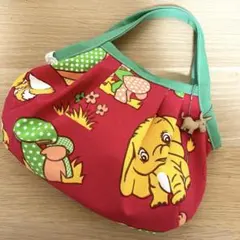 レトロアニマルのミニグラニーバッグ　ろば