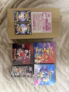 【引退品】本日最終値下　 早い者勝ち　未開封5ボックス　シュリンク付き　ポケカ