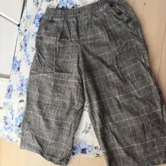 売り切りたいんですが、いかがですか？様 チェック柄カジュアルパンツ