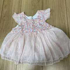 花柄ベビーワンピース　kid's zoo キッズズー