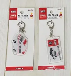 【新品】トミカ アクリルキーホルダー 救急車 パトカー