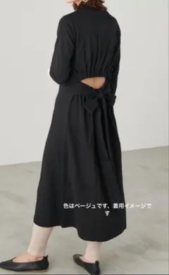 eversince バックオープンワンピース