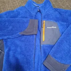 mont-bell フリースジャケット 160cm 青