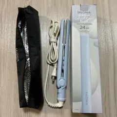 SALONIA ストレートヘアアイロン　チリンブルー　24mm
