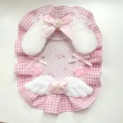 推し活トレカケース レースデコ うさぎりぼんピンク