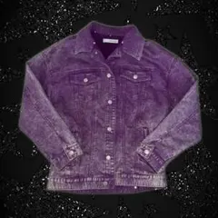 vintage デニムジャケット Y2K パープル
