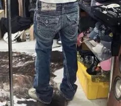 フレア IO着用 TRUE RELIGION ブーツカット デニム 正規品 2026年最新】TRUE RELIGION メンズ ブーツカットデニム・フレアデニム