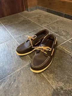 SPERRY スペリートップサイダレザーデッキシューズ