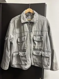 デニムジャケット ジップアップ