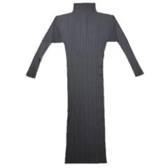 新品】PLEATS PLEASE チャコール ノースリーブワンピース サイズ3