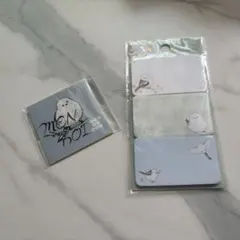 ☆シマエナガ メモ帳 シール