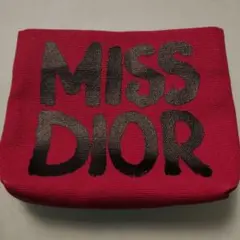 Miss Dior ロゴ入りポーチ レッド