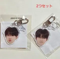 treasure カプセルトイ 喜怒哀楽 顔アクキー ジュンギュ 　哀　怒