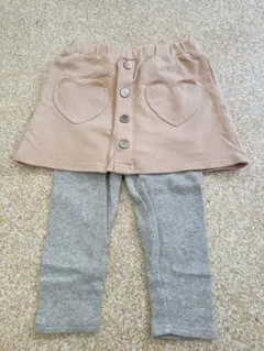 プティマイン　ハートポケット付き　スカッツ　90サイズ