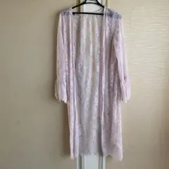 ロングカーディガン ワンピース