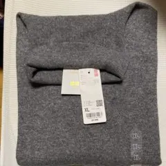 ユニクロ　新品タグ付き カシミヤタートルネックセーター サイズXL